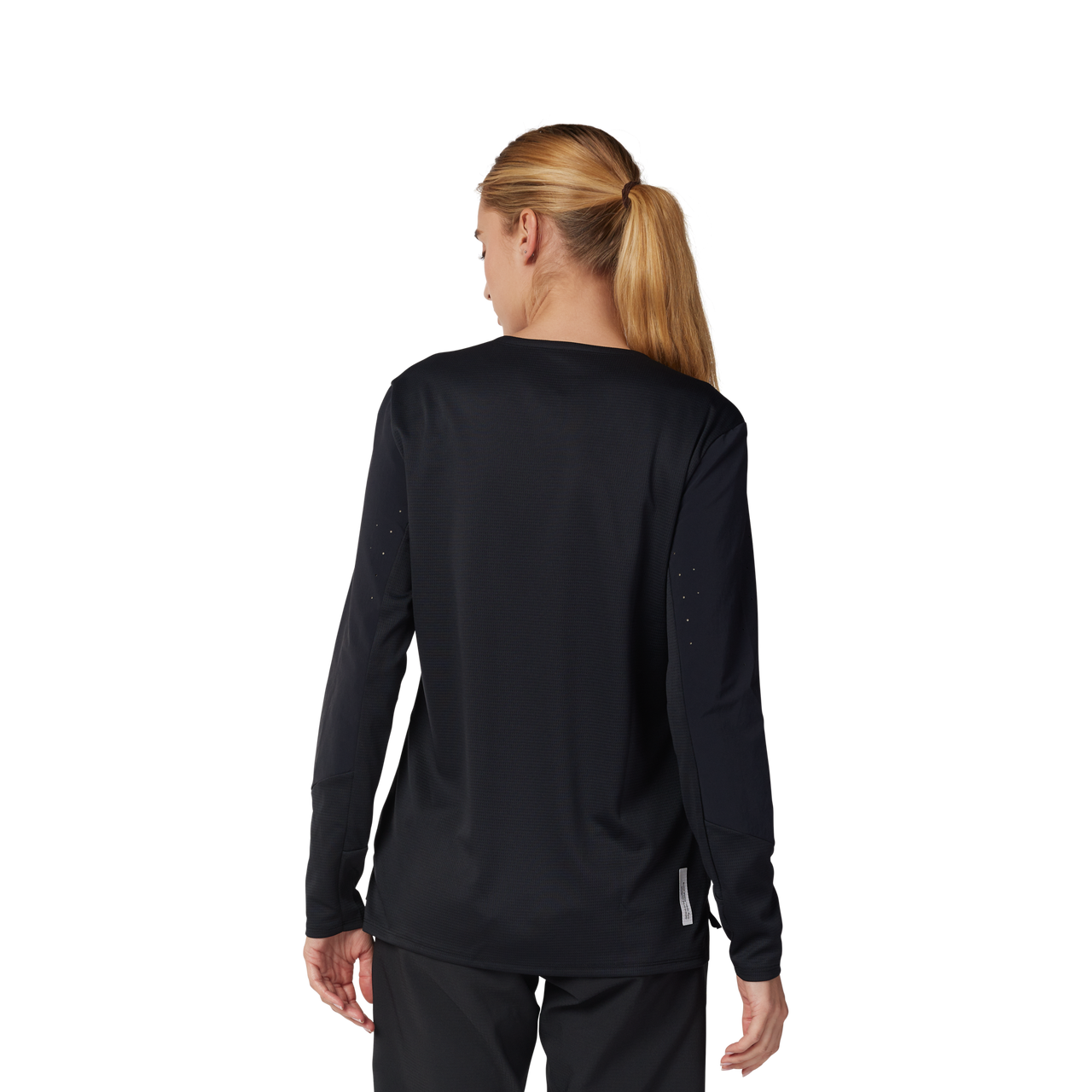 Fox W Defend LS Jersey Black