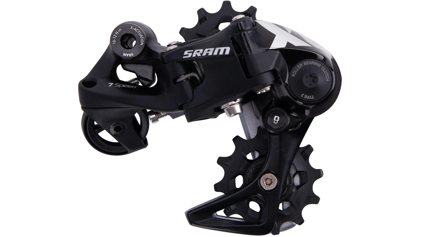 SRAM X01 DH Schaltwerk 7-fach Kurzer Käfig schwarz
