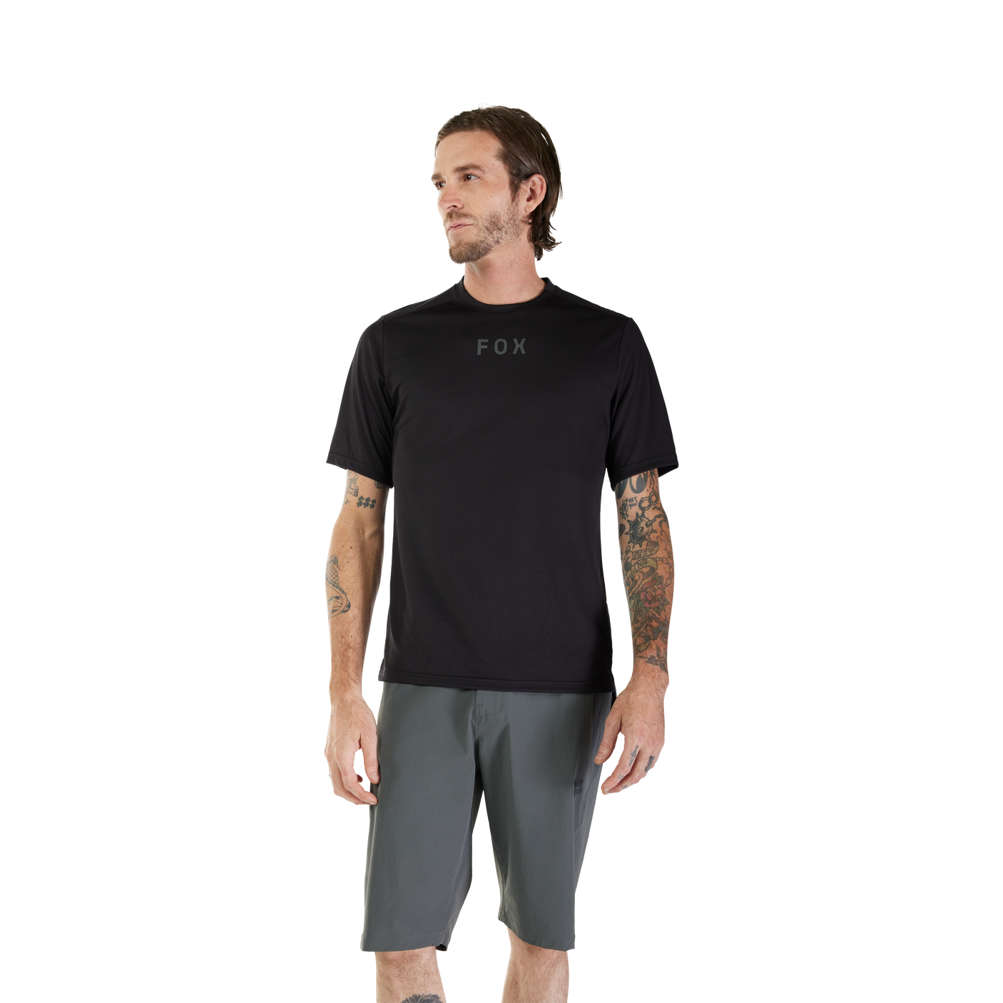 Fox Ranger SS Jersey Wordmark Black