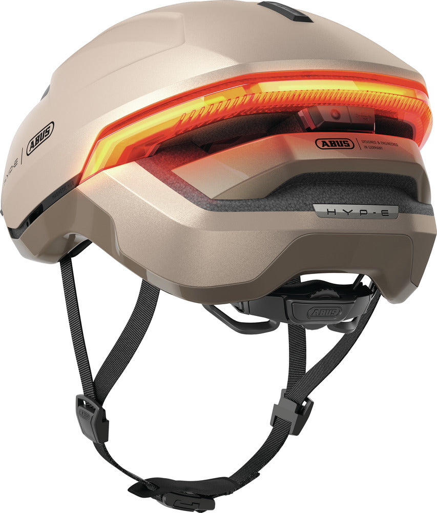 ABUS HYP-E Helm Urban champagne gold