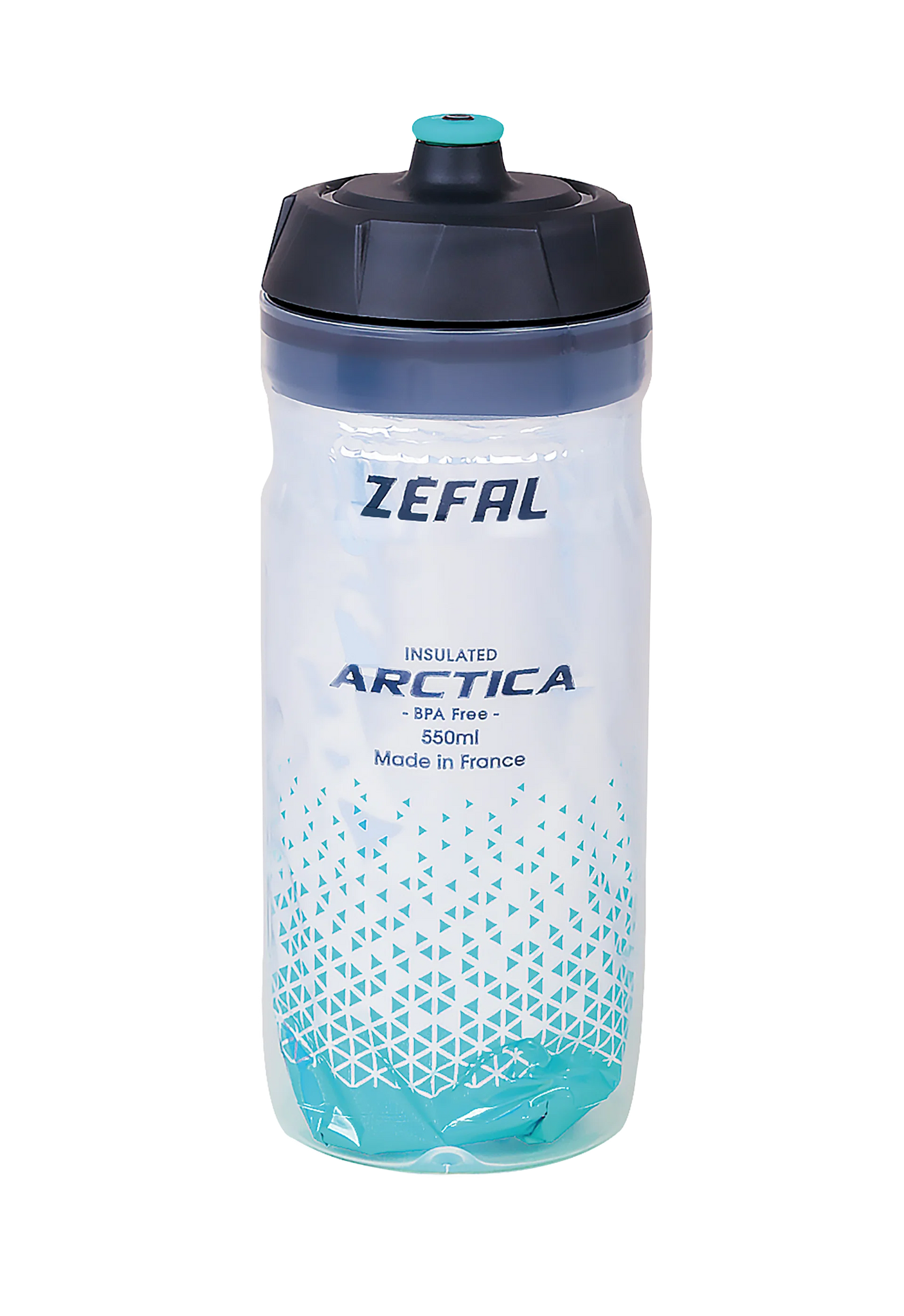Zefal Arctica 55 Thermo-Trinkflasche 550ml silber/türkis