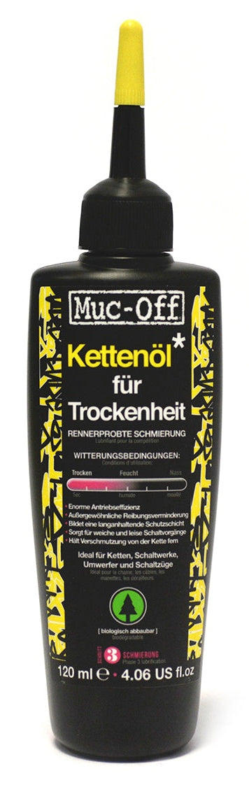 Muc-Off Dry Lube Kettenöl für Trockene Bedingungen 120ml