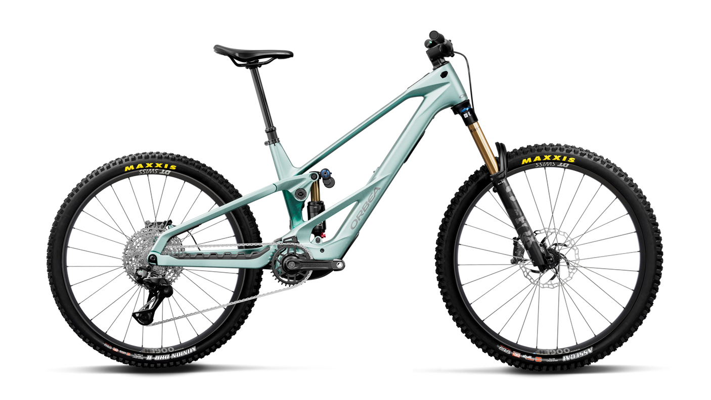 Orbea WILD LT M10 MULLET Smooth Silver (Matt) - Escape Green C. View (Gloss) (2027)