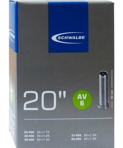 Schwalbe Nr. 6 Schlauch 20" 28-40/406