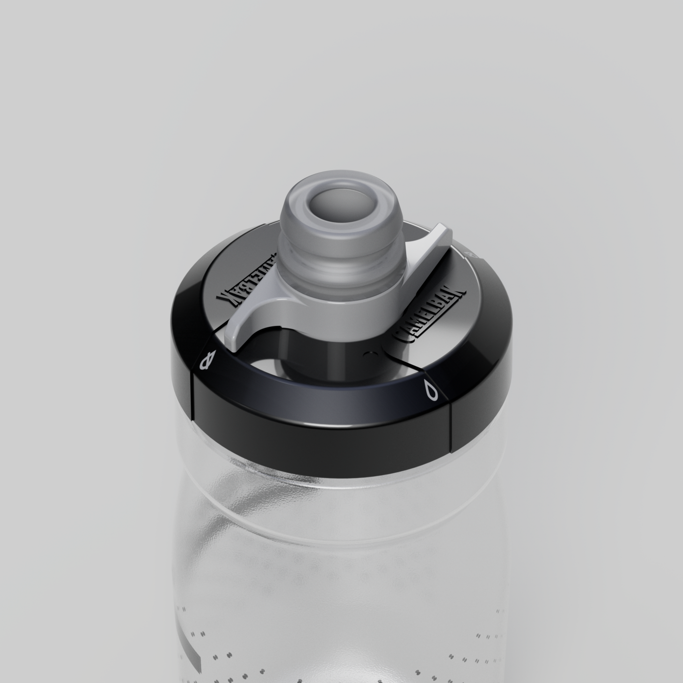 Camelbak Podium 440ml Trinkflasche Carbon