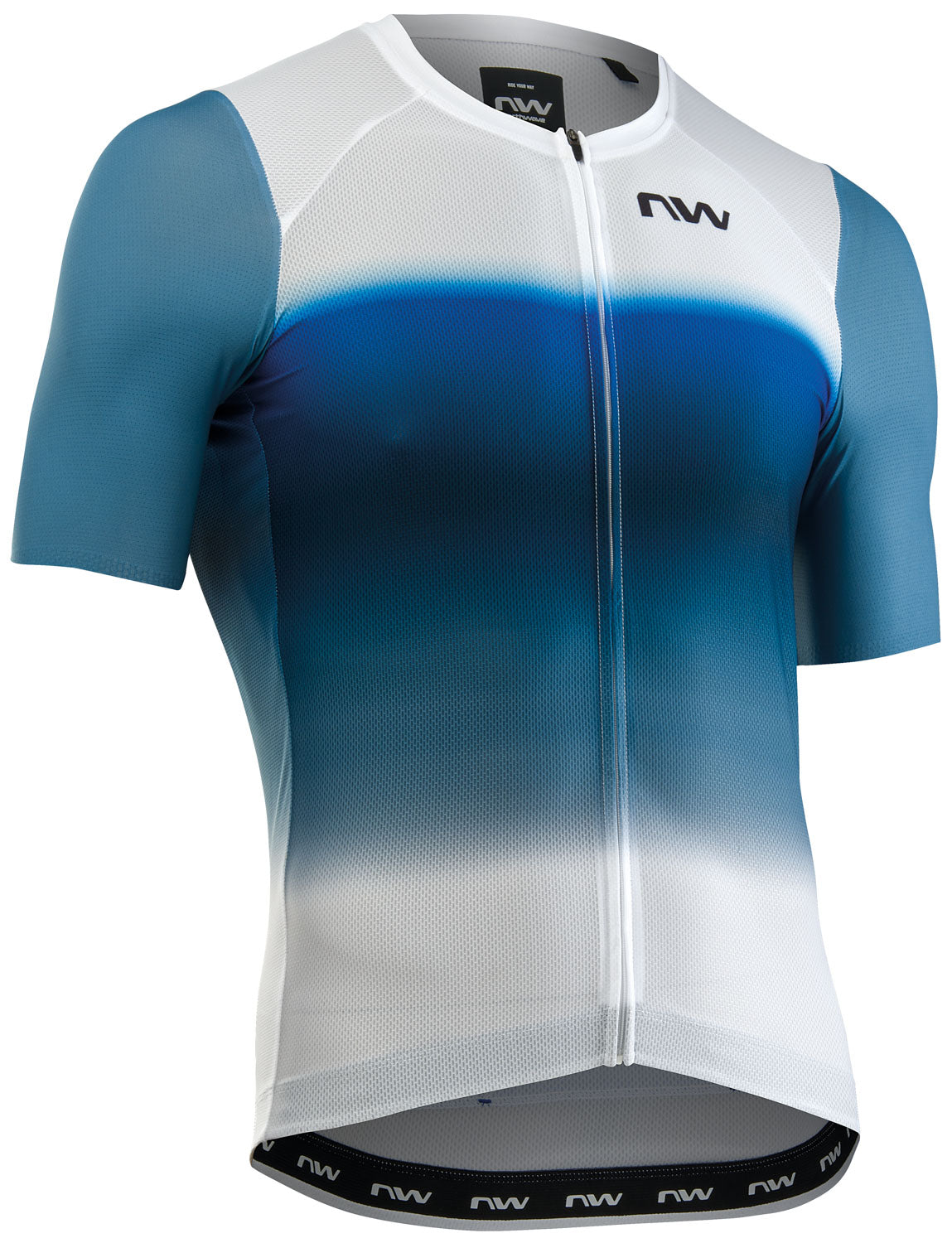 Northwave Blade Air Jersey Short Sleeve White/Blue