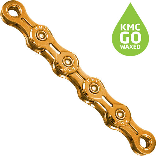 KMC X11EL Ti-N Kette 11-fach 118 Glieder gewachst gold