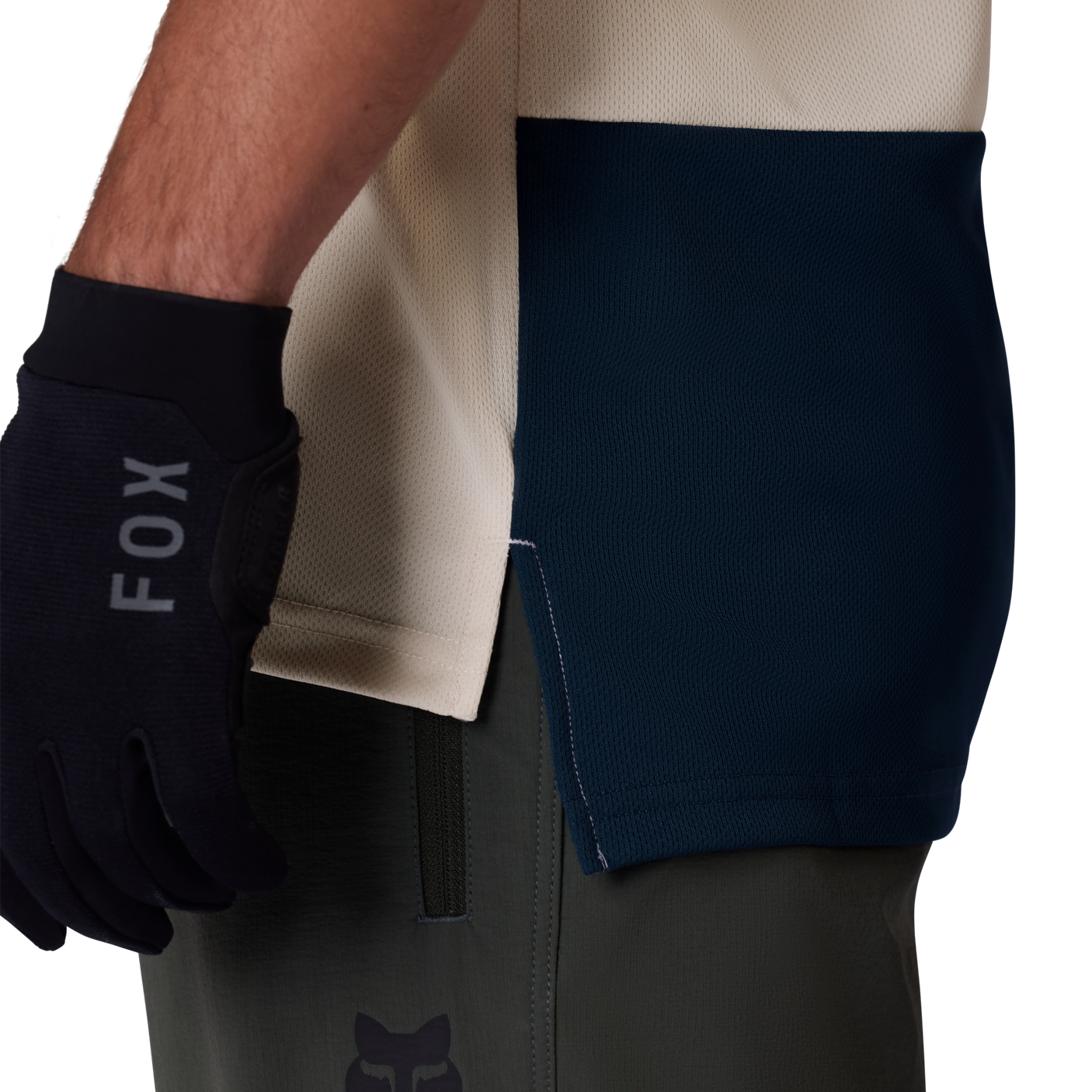 Fox Ranger SS Jersey Wordmark Chalk