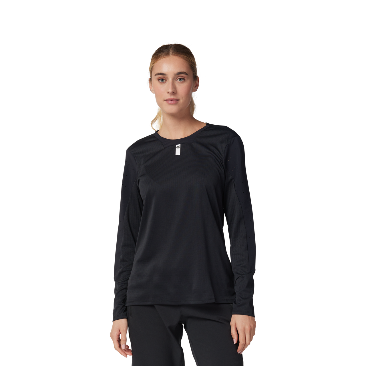 Fox W Defend LS Jersey Black