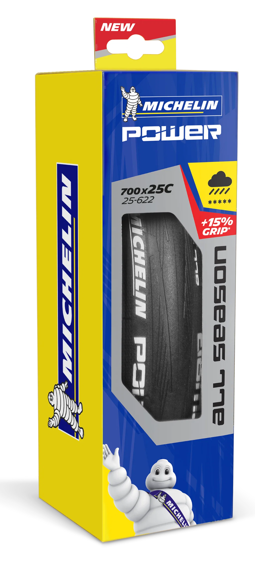 Michelin Power All Season Faltreifen 28x1.00" schwarz