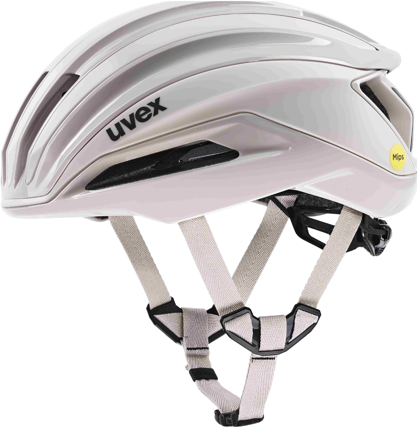 uvex Surge Aero Mips Rennrad-Helm Warm Grey Matt