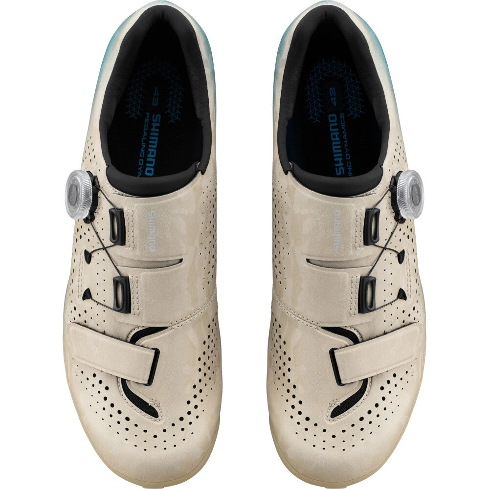 Shimano RX600 Gravel-Schuhe beige/blue