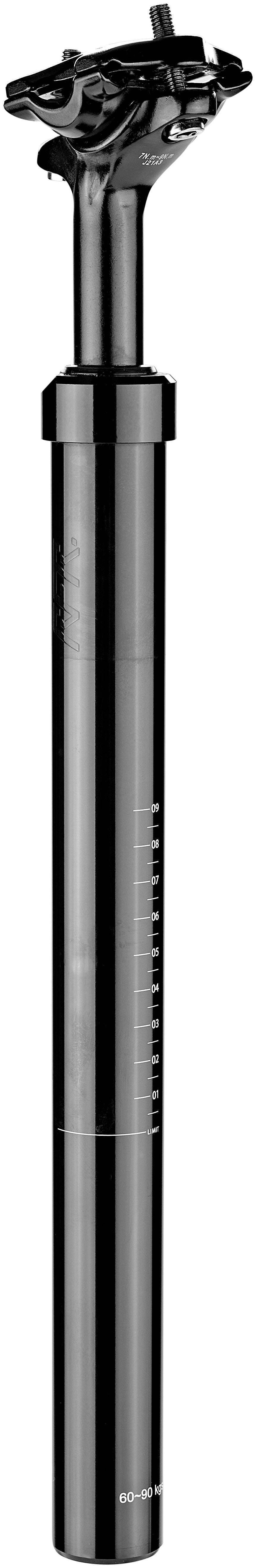 RFR Gefederte Sattelstütze (60 - 90kg) Ø 31,6mm black