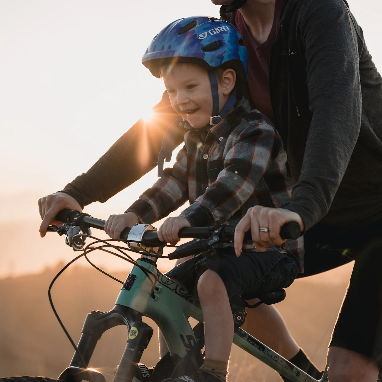 Kids Ride Shotgun 2.0 MTB Front Kindersitz black