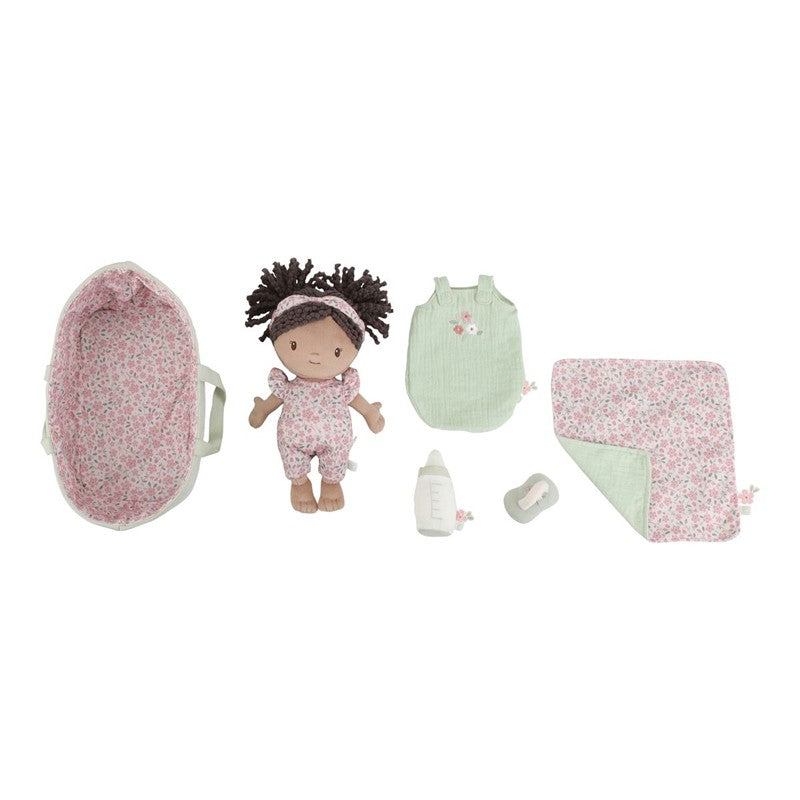 Bebé Muñeca Evie canastilla Little Dutch