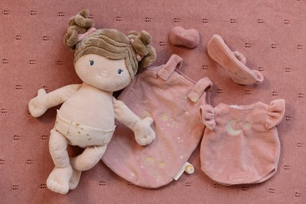 Bebé Muñeca Rosa Grande 40cm Little Dutch