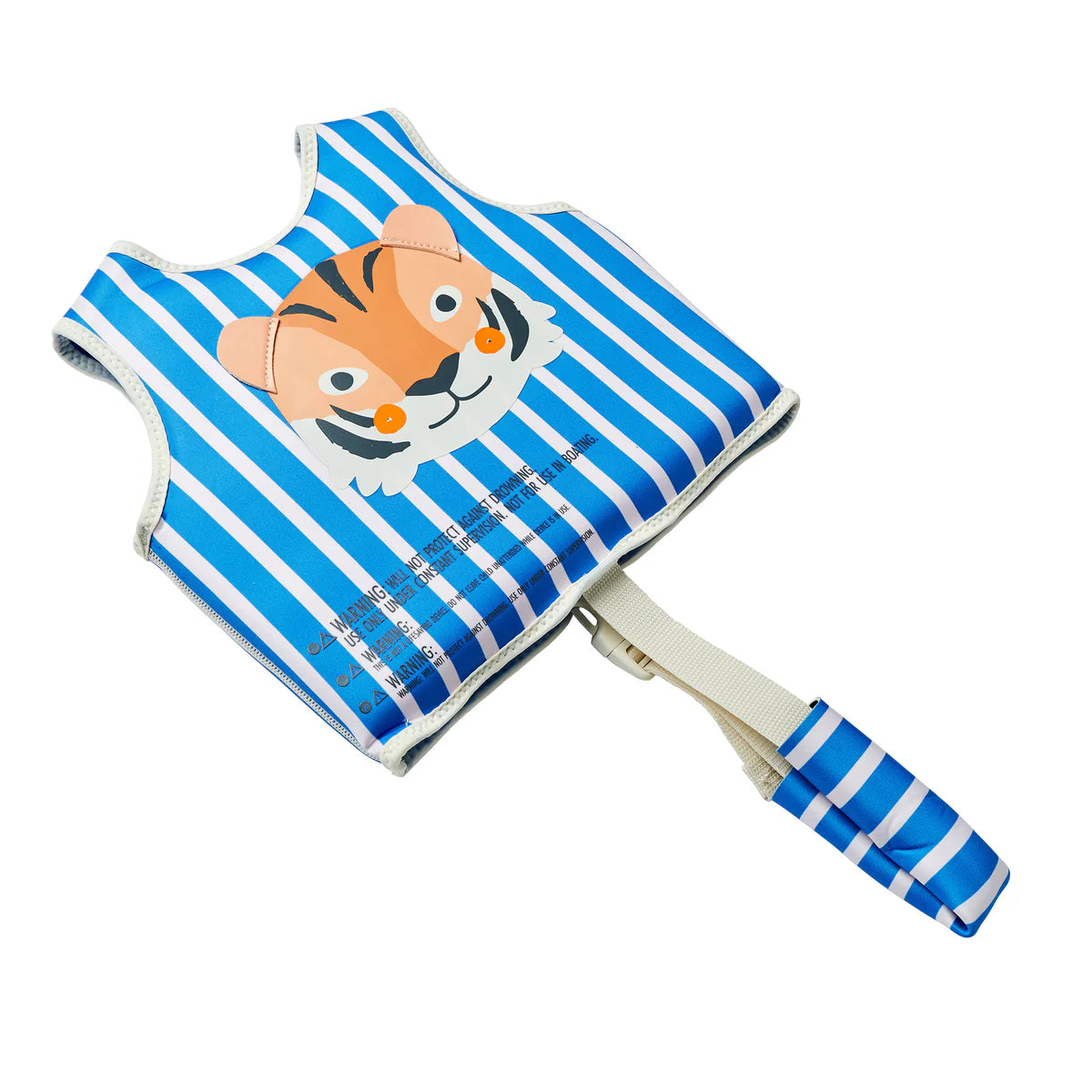 Chaleco flotador infantil Sunnylife Tino the tiger blue