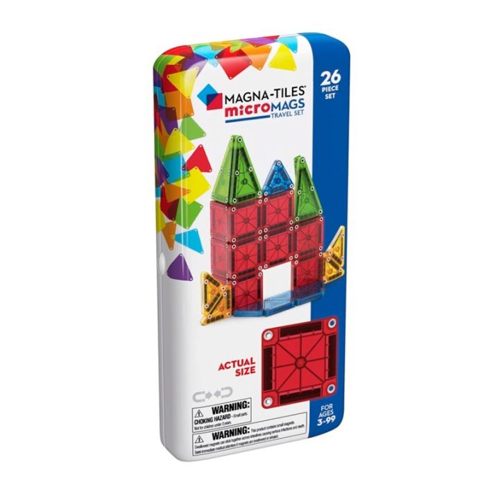 Magna-Tiles microMags travel set