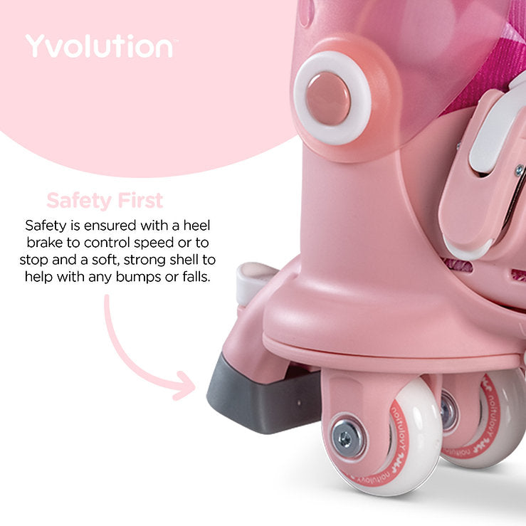Patines Twista Rosa Evolutivos Yvolution