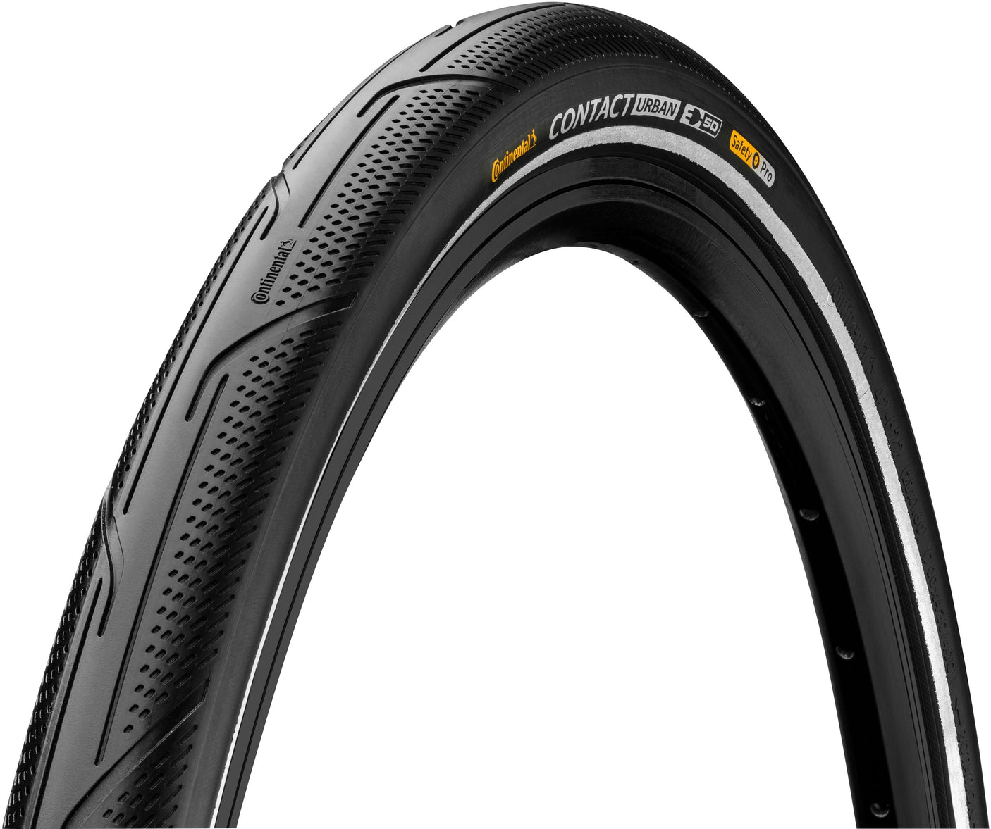 Continental Contact Urban Drahtreifen 27.5x1.60" Reflex E-50 SafetyPro schwarz