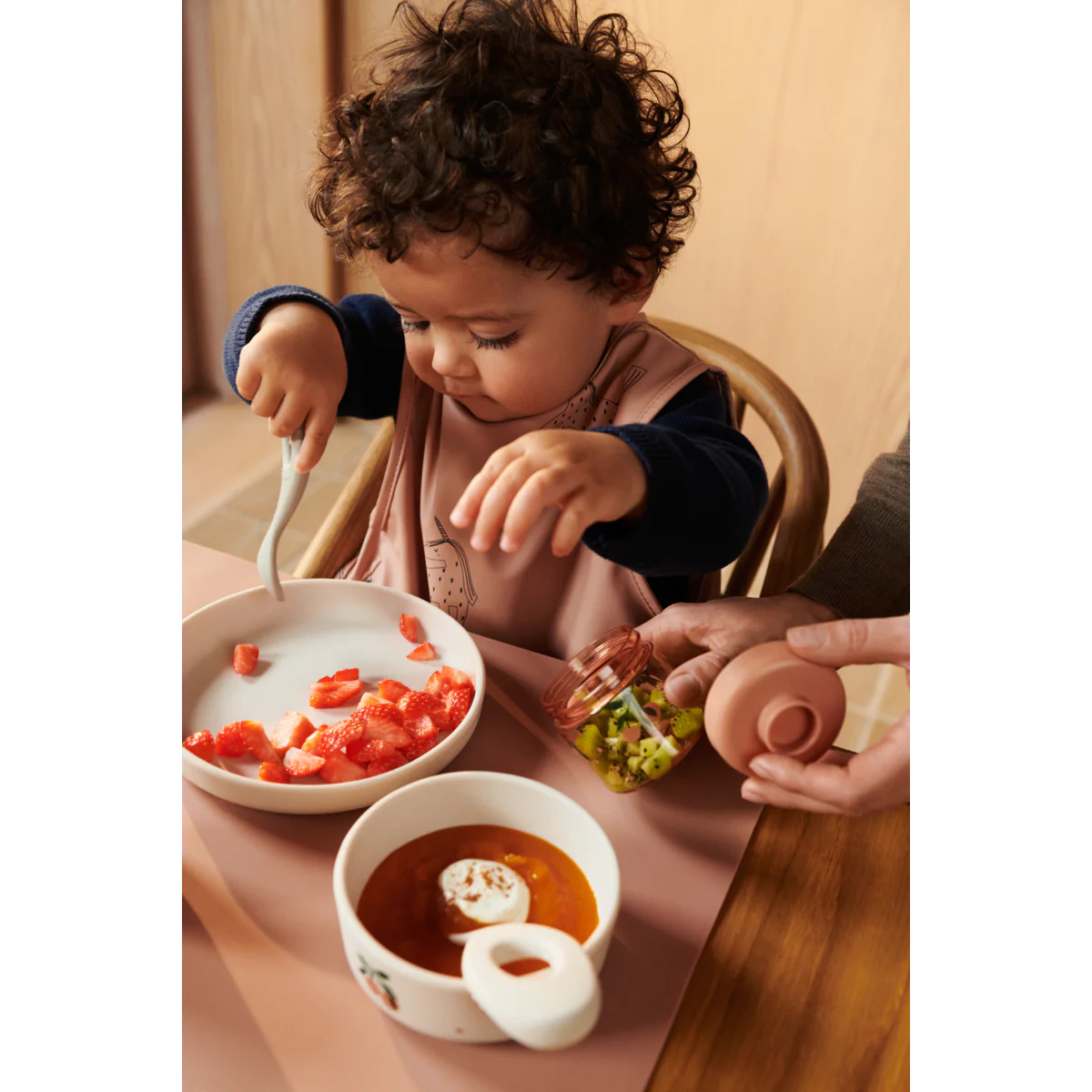 Pack 4 Contenedores de alimentos Dominique All together Liewood
