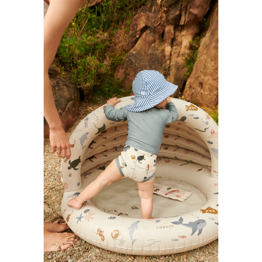 Piscina Infantil Hadleia Sea Creature con sombra Liewood
