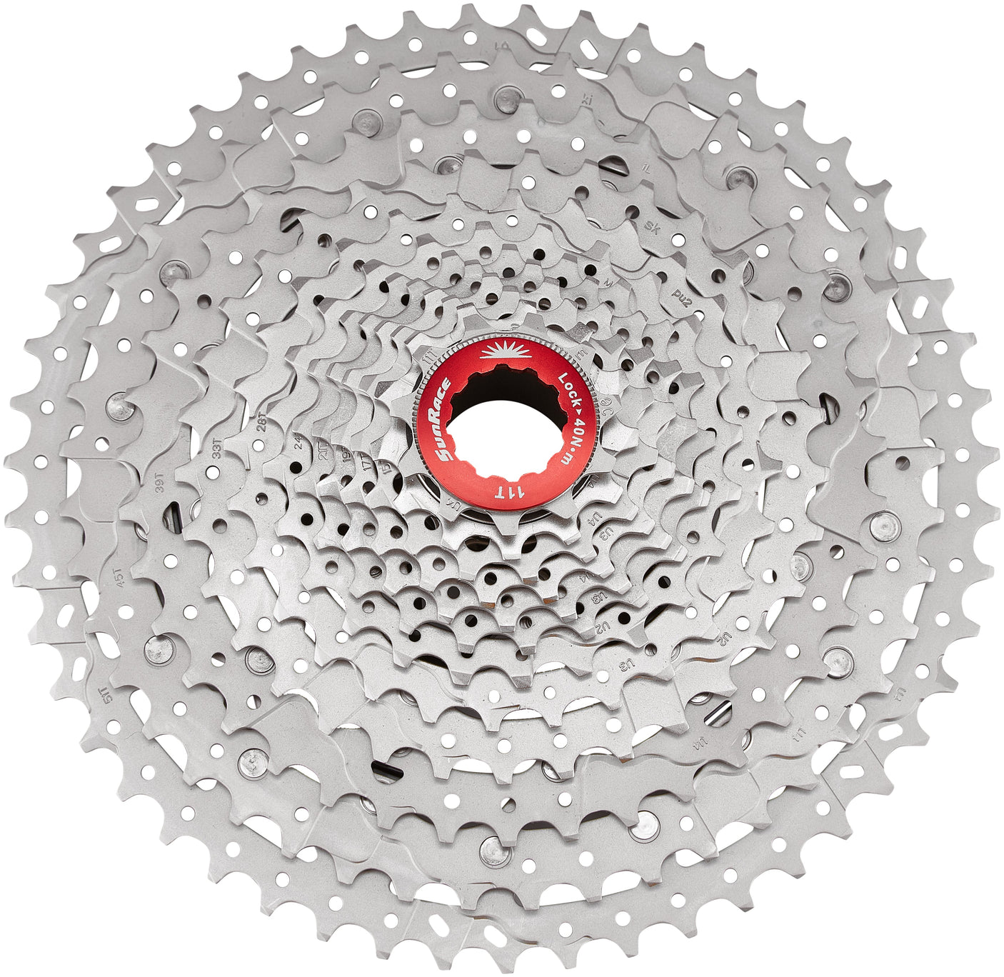 SunRace CSMZ800 WA1 Kassette 12-fach 11-51Z silber