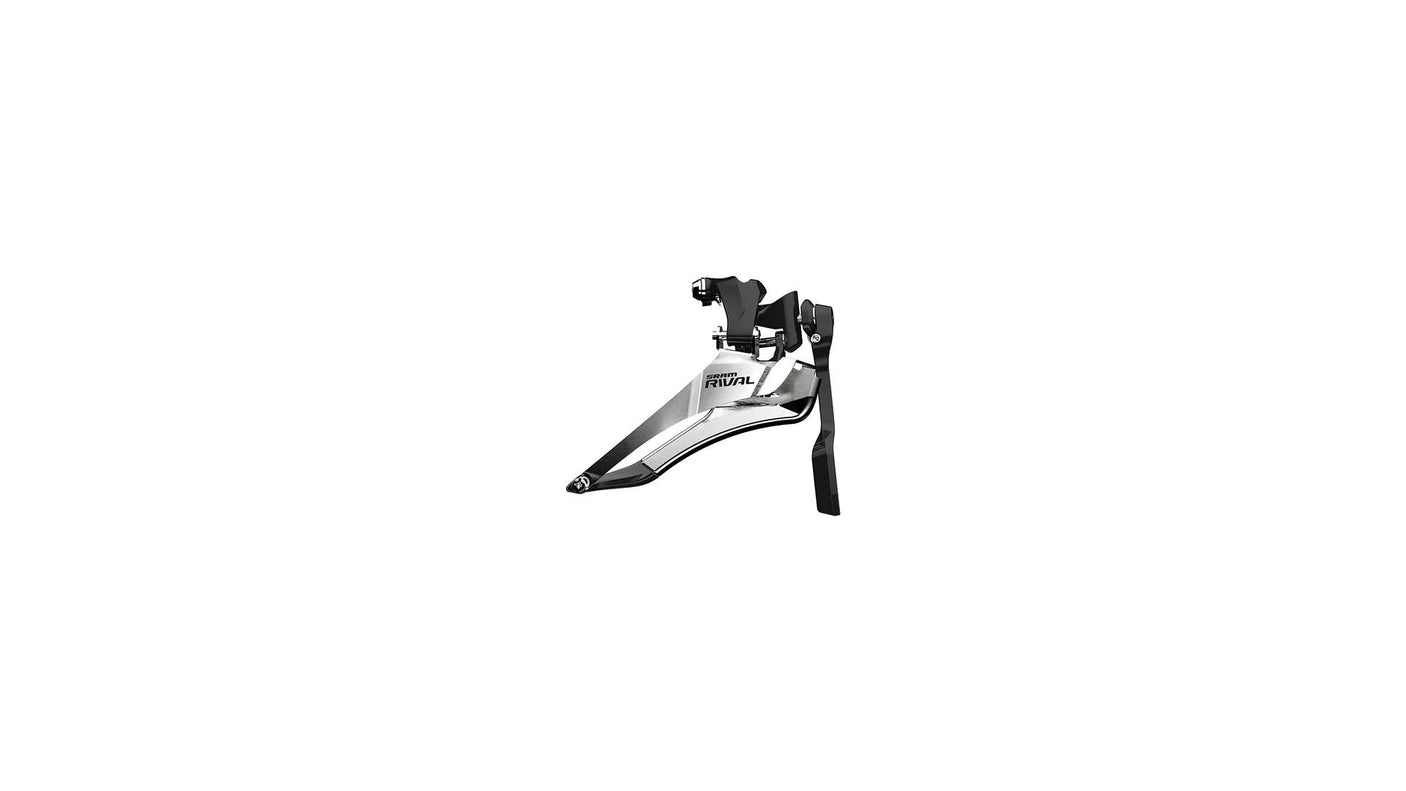 SRAM Rival 22 Yaw Umwerfer Anlöt mit Kettenfänger silber