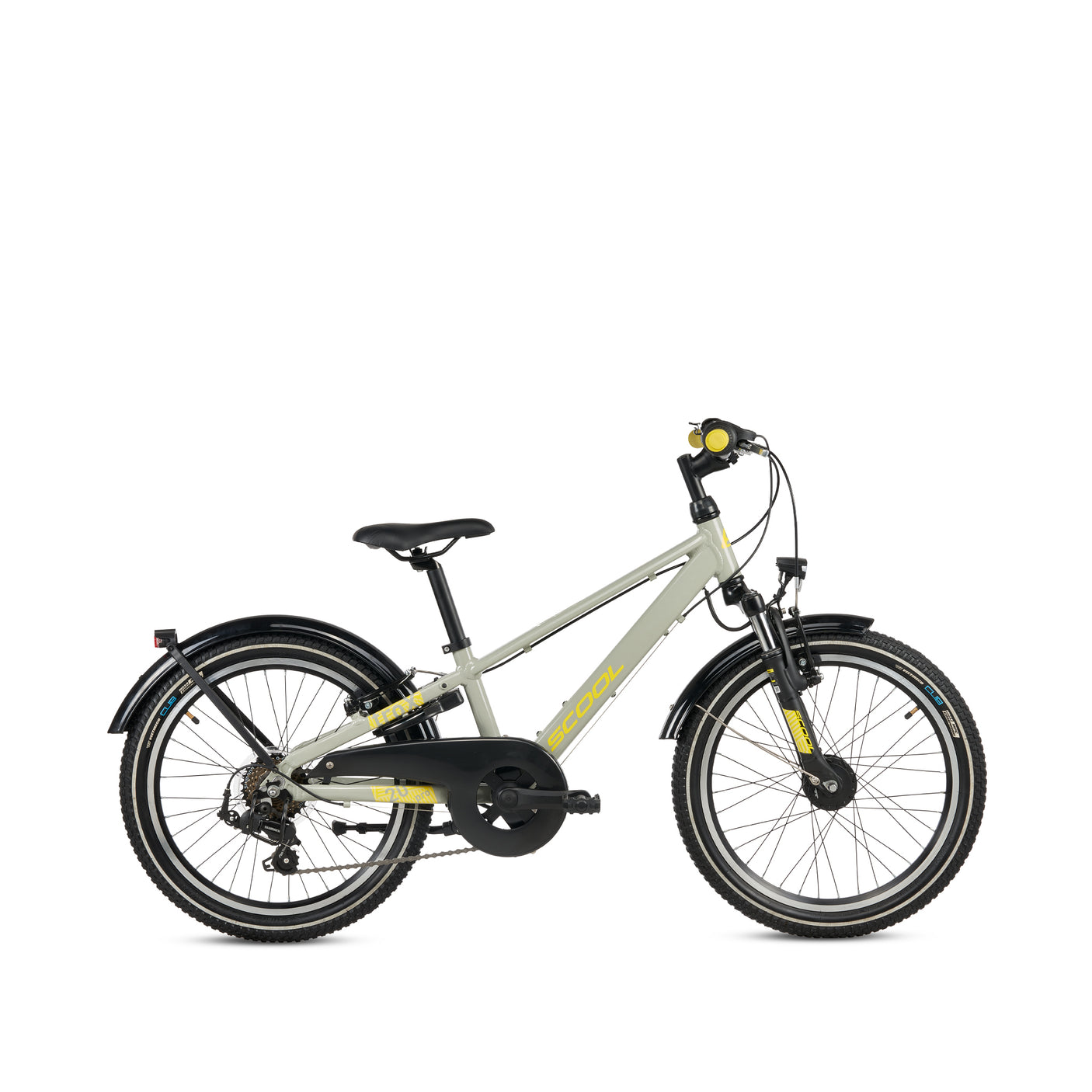 S'COOL troX pro 20-K7 Pebble Grey/Yellow (2026)