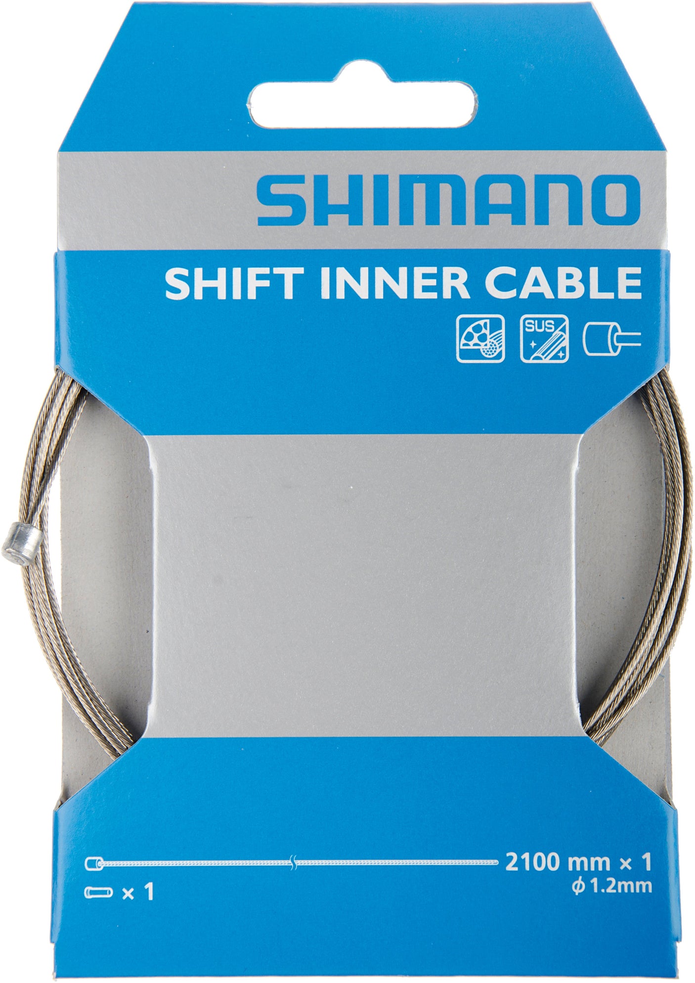 Shimano MTB/Road Schaltzug Edelstahl silber