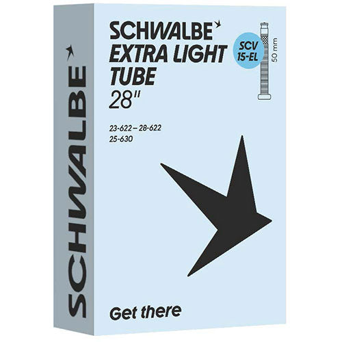 Schwalbe SCV 15-EL EXTRA LIGHT Schlauch 28" 23/28-622/630