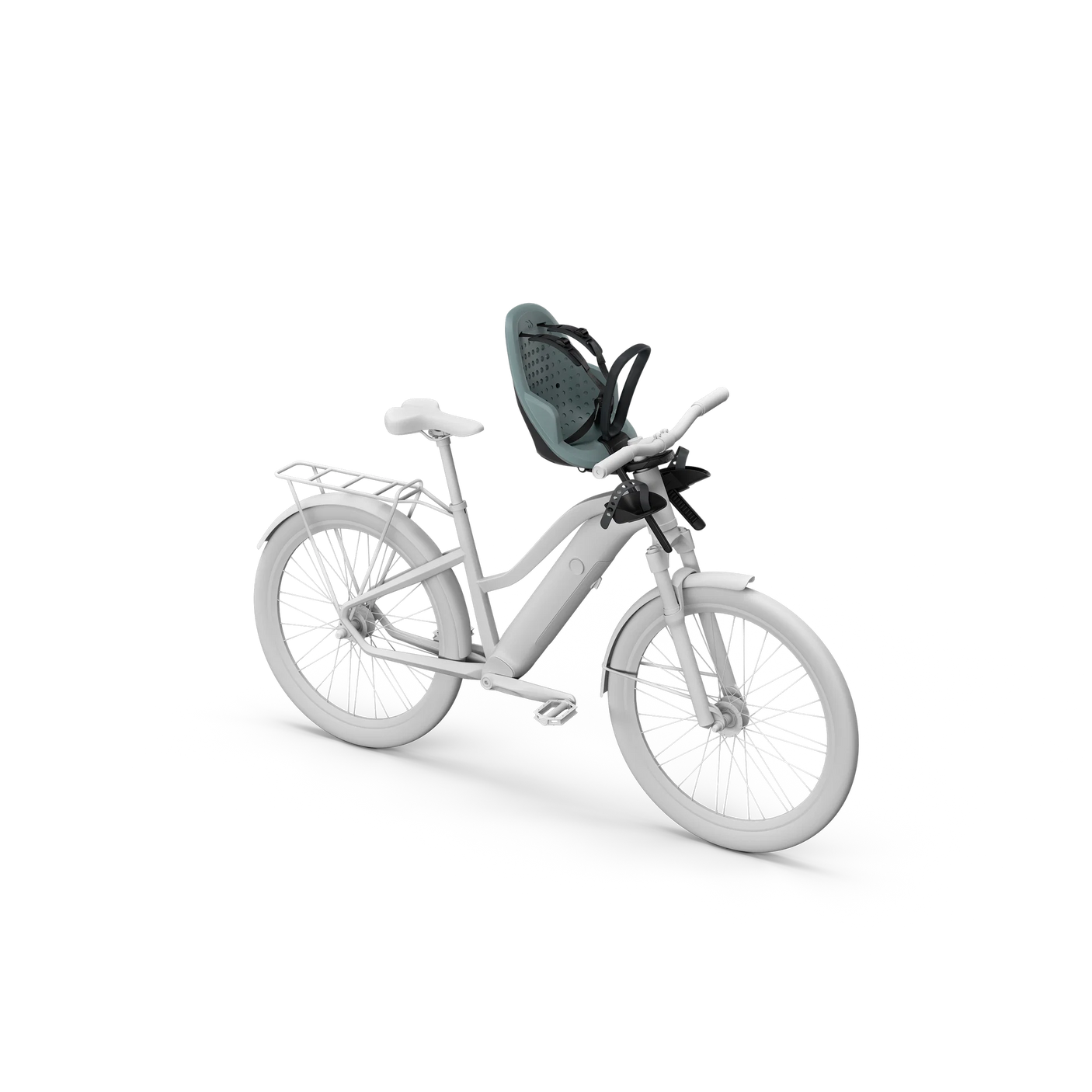 Thule Yepp 2 Mini Kindersitz Front-Montage Mid Blue
