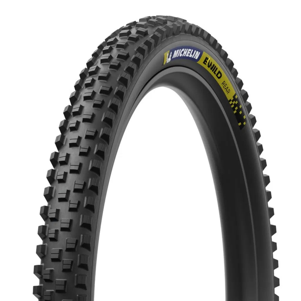Michelin E-Wild rear Racing Line 27,5" schwarz, Yellow Label