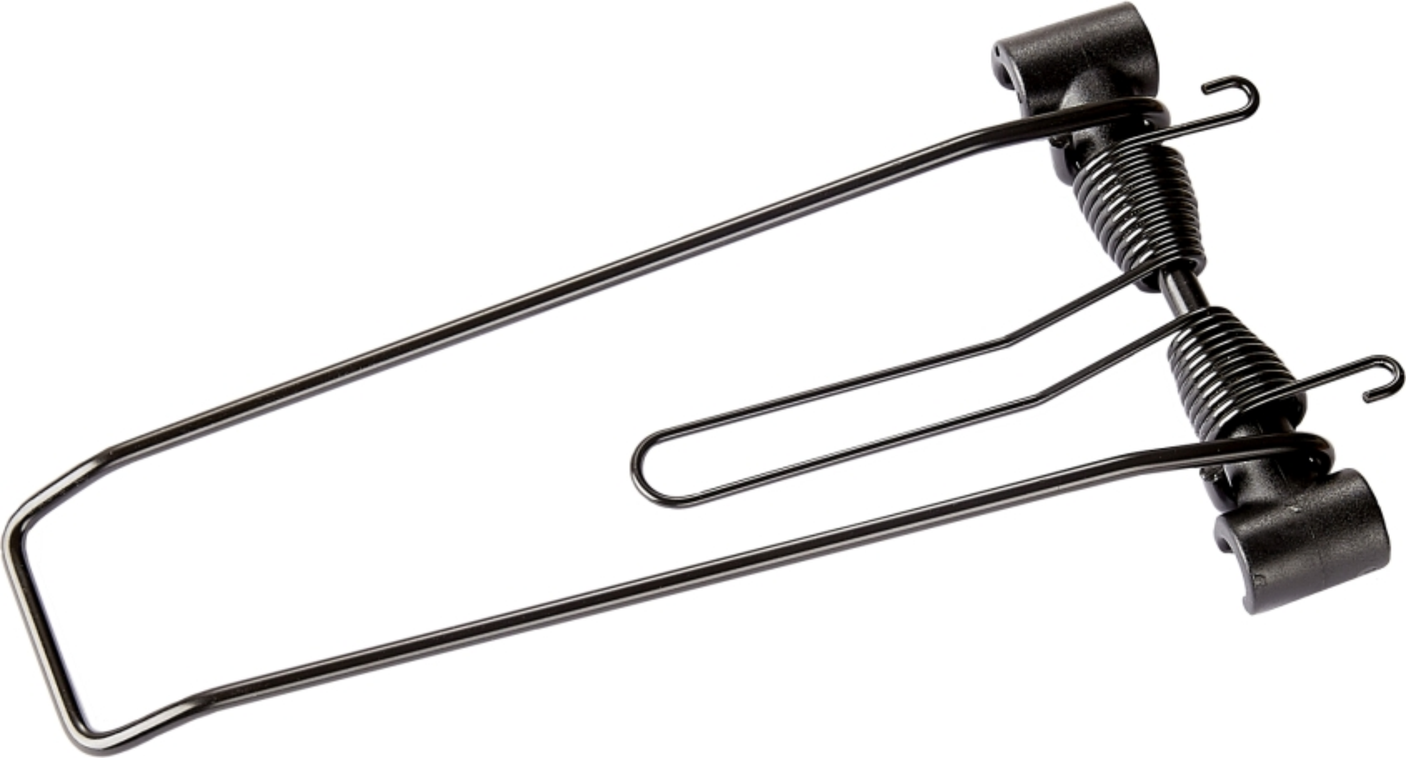 Racktime Clampit Federklappe für Lightit Gepäckträger schwarz
