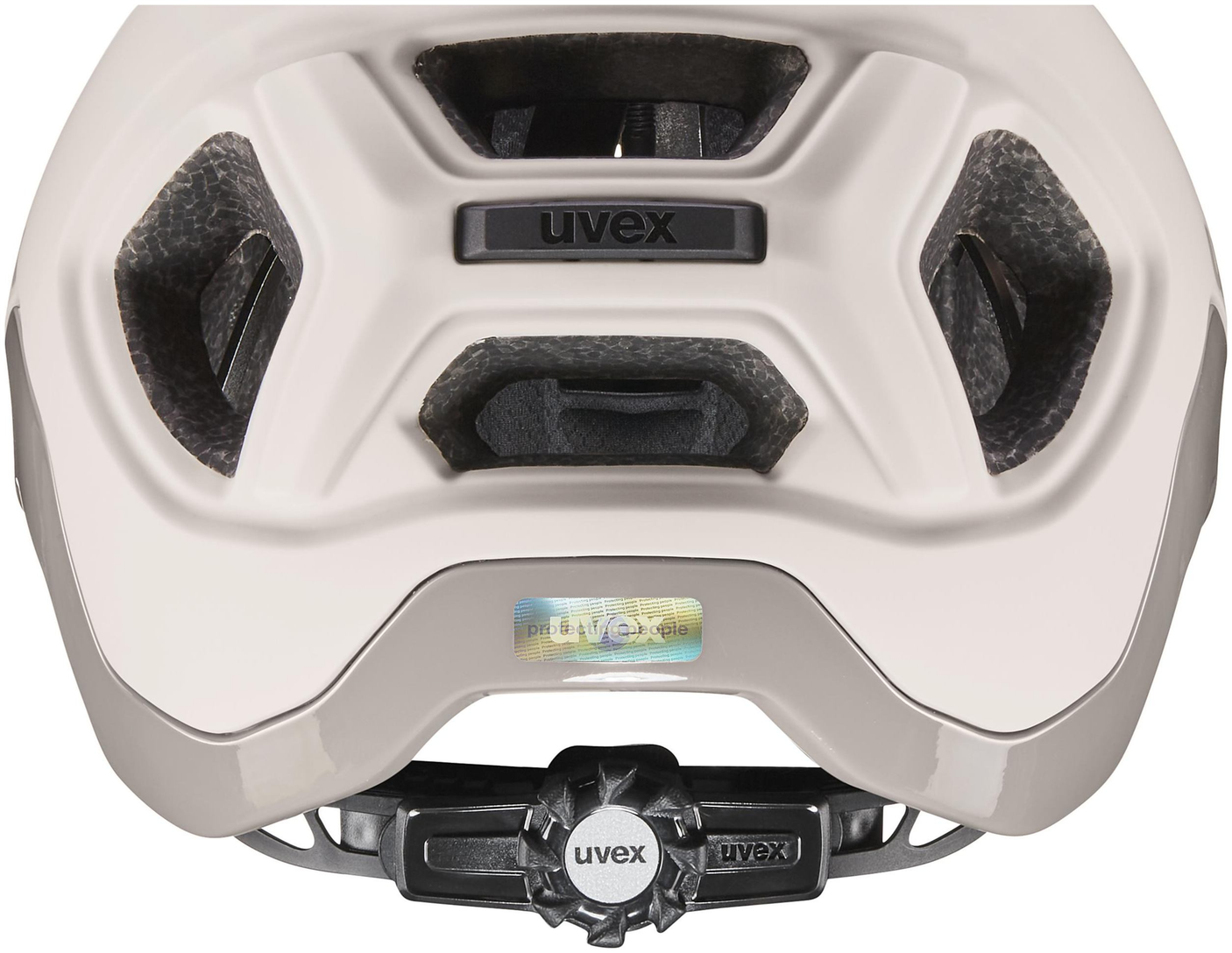 uvex React MTB-Helm Warm Grey Matt