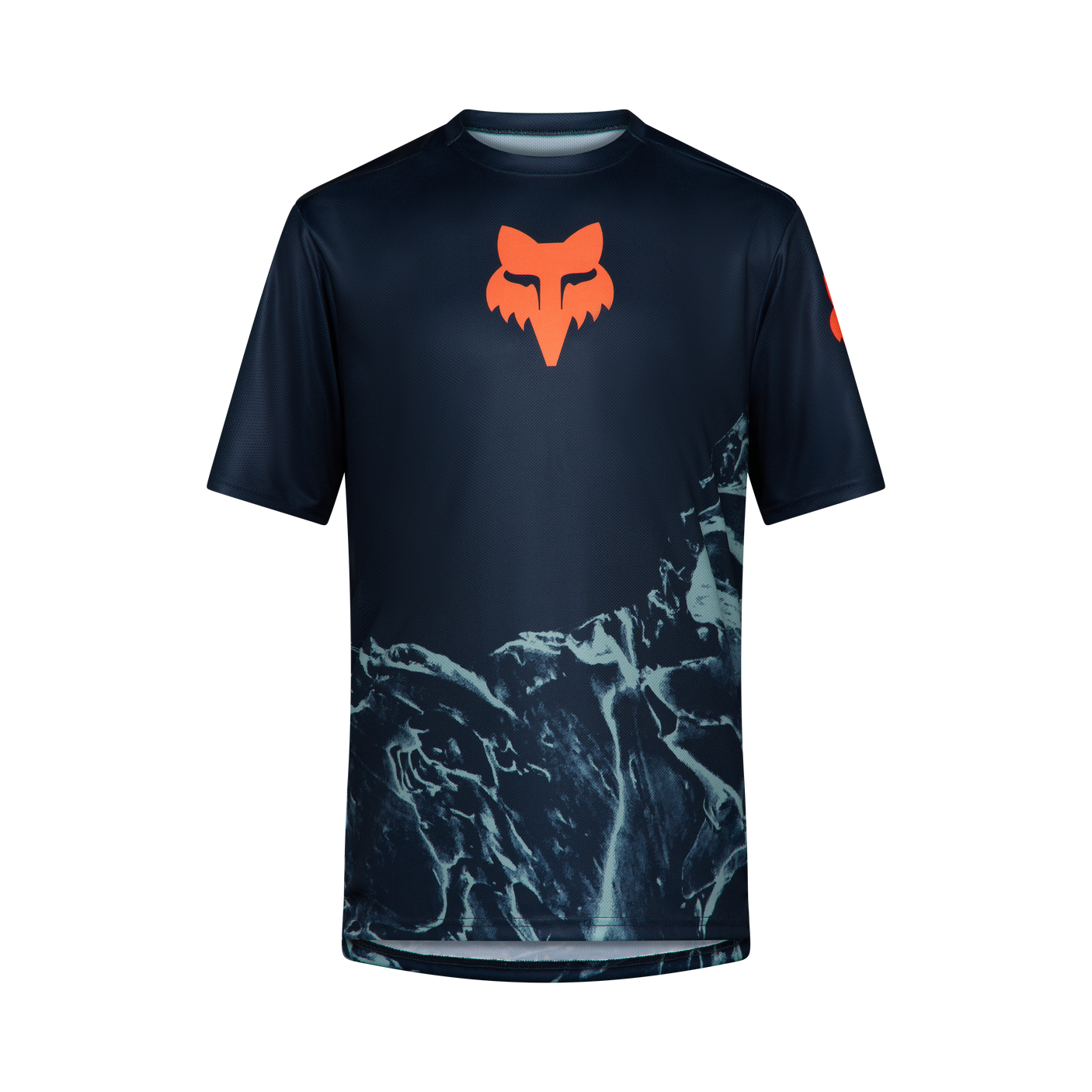 Fox Ranger SS Jersey Img Print Arctic Blue