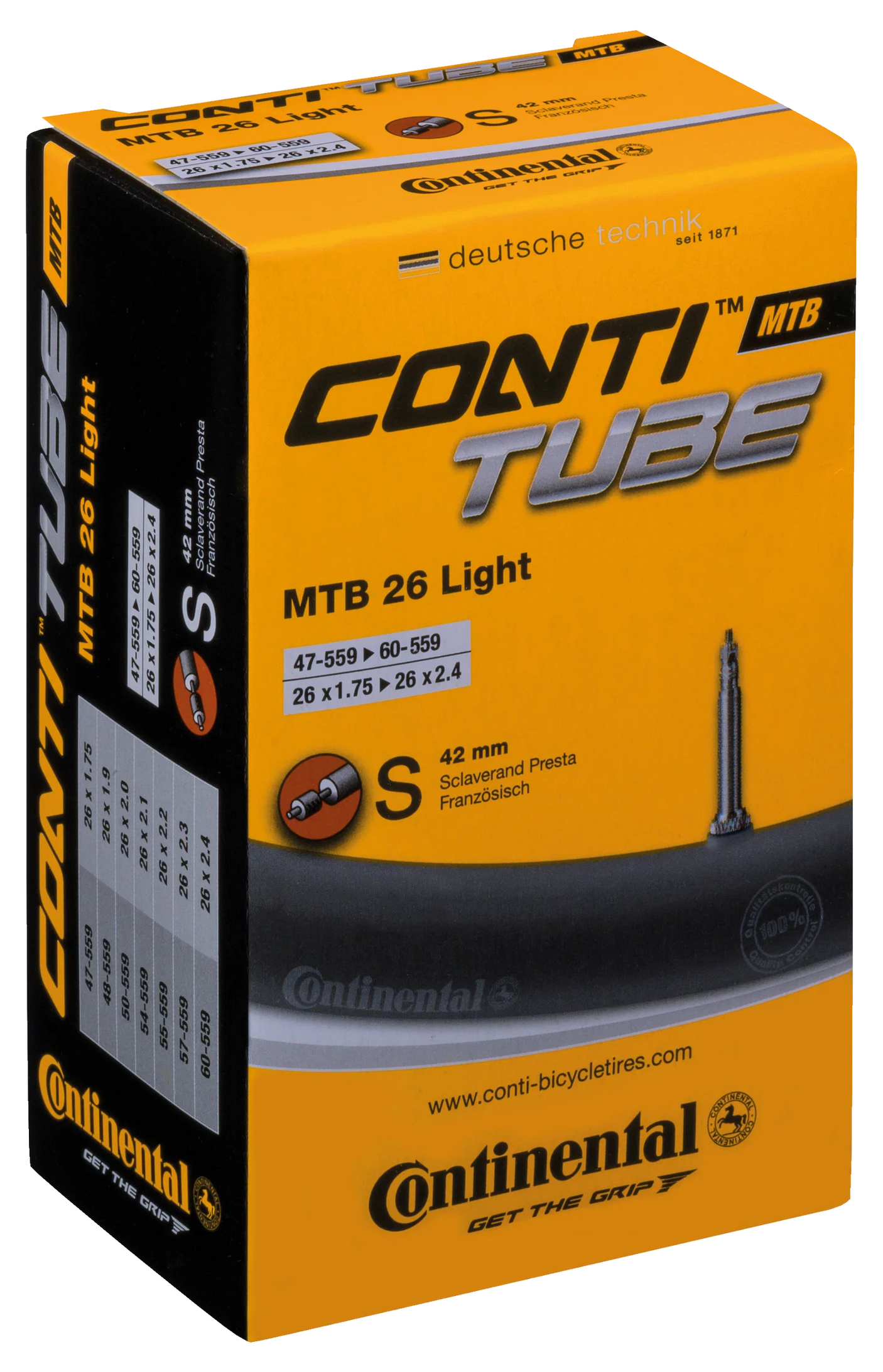 Continental MTB 26" Light Schlauch SV
