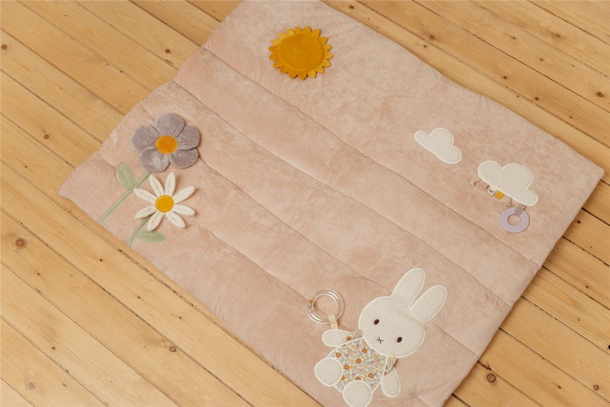 Manta de juego Miffy Vintage Flores de Little dutch