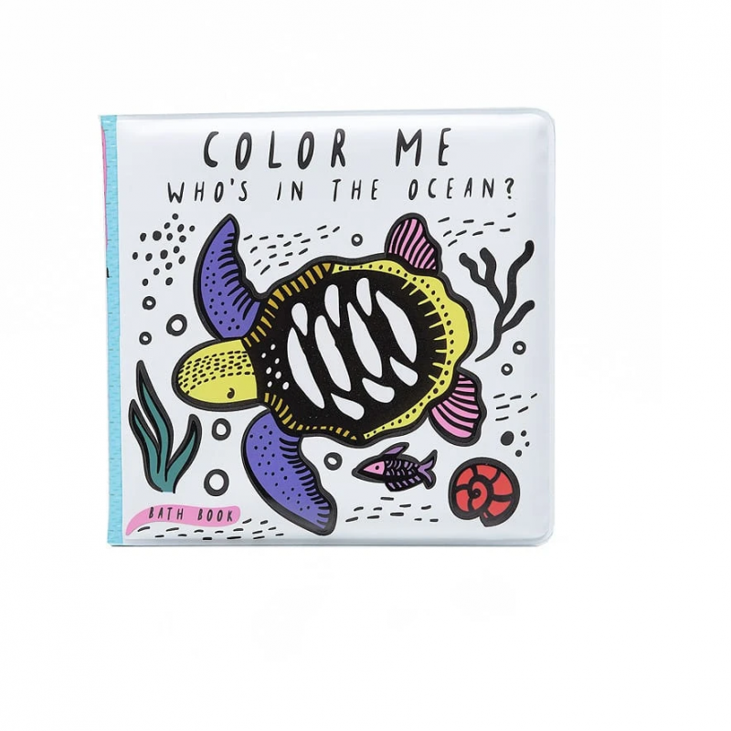 Libro para el baño para colorear de Wee Gallery Océano