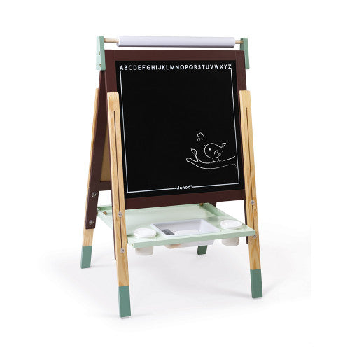 Pizarra de madera topo menta Janod