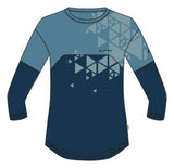 VAUDE Moab V Langarm T-Shirt Damen blau