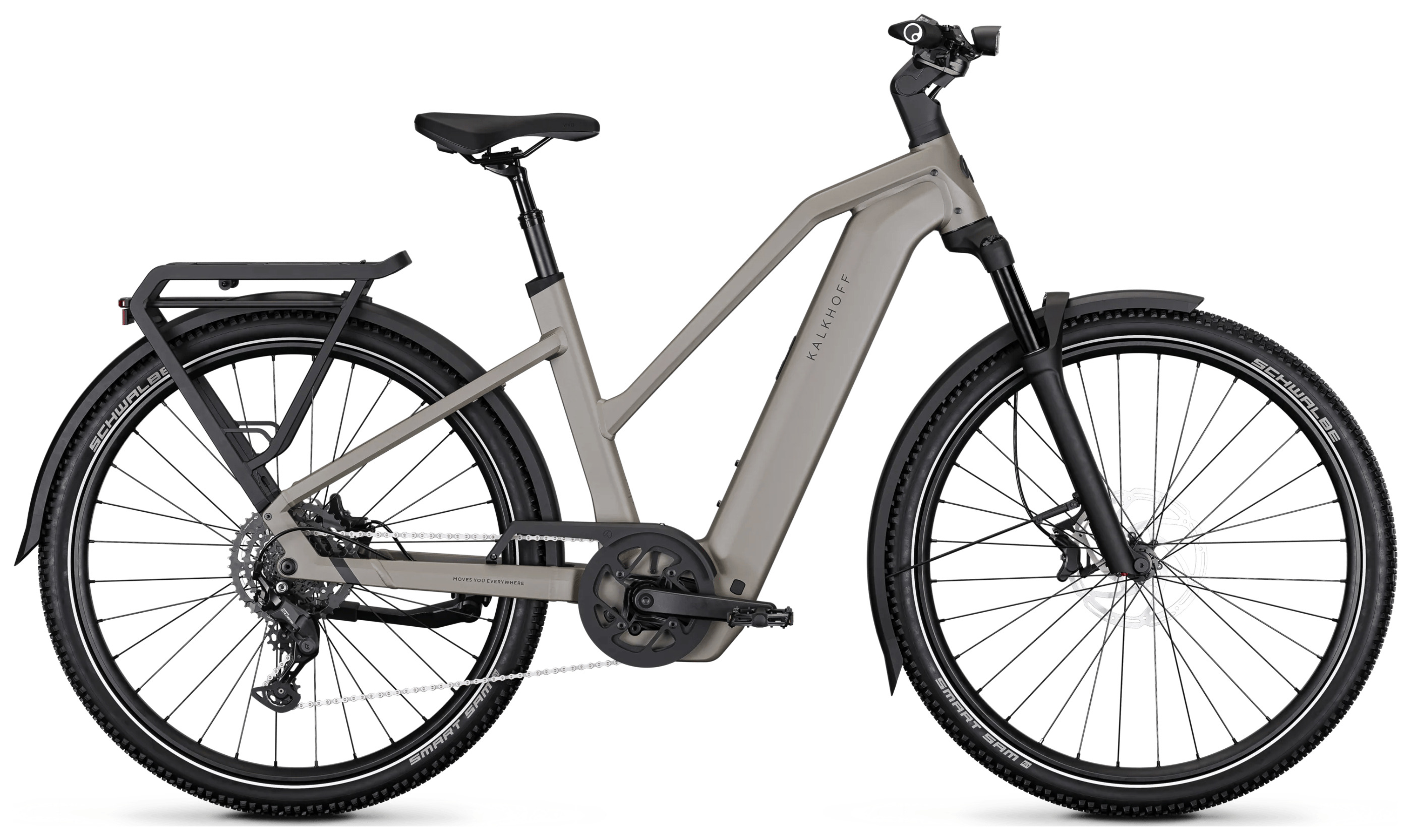 Kalkhoff ENTICE 5+ MOVE Trapez 800 moonstonegreymatt (2027)