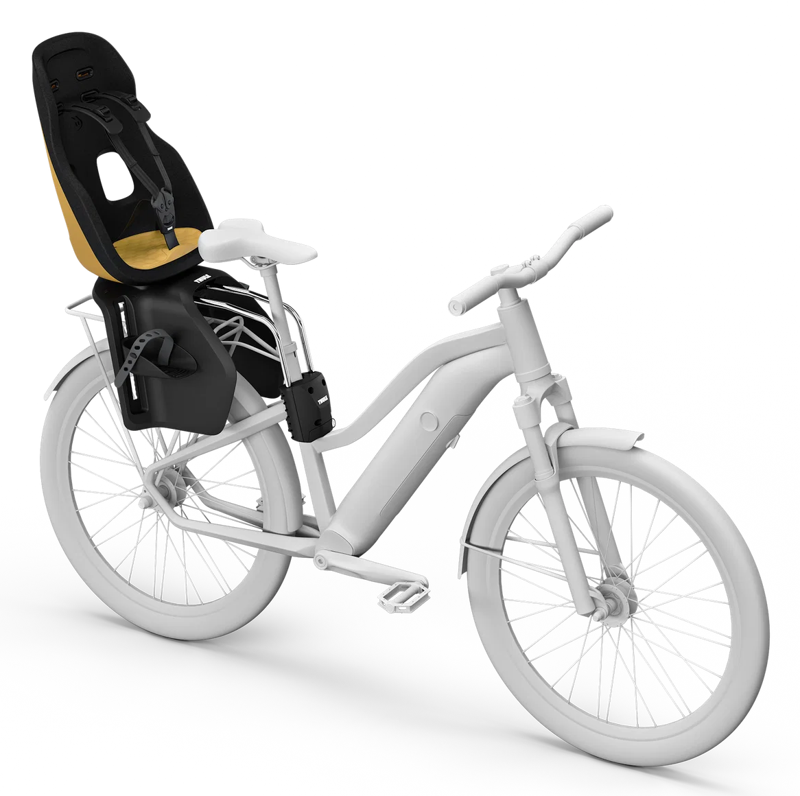 Thule Yepp Nexxt 2 Maxi Kindersitz Rahmen-Montage Burnished Yellow