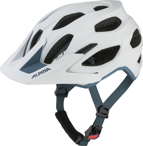 Alpina Carapax 2.0 Enduro/MTB Helm white pebble blue matt