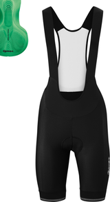 Gonso SITIVO Green Bib-Short Damen black/bright green