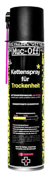 Muc-Off Dry PTFE Chain Lube Aerosol 400ml