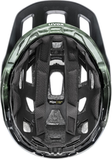 uvex React Mips MTB-Helm Moss Green-Black Matt