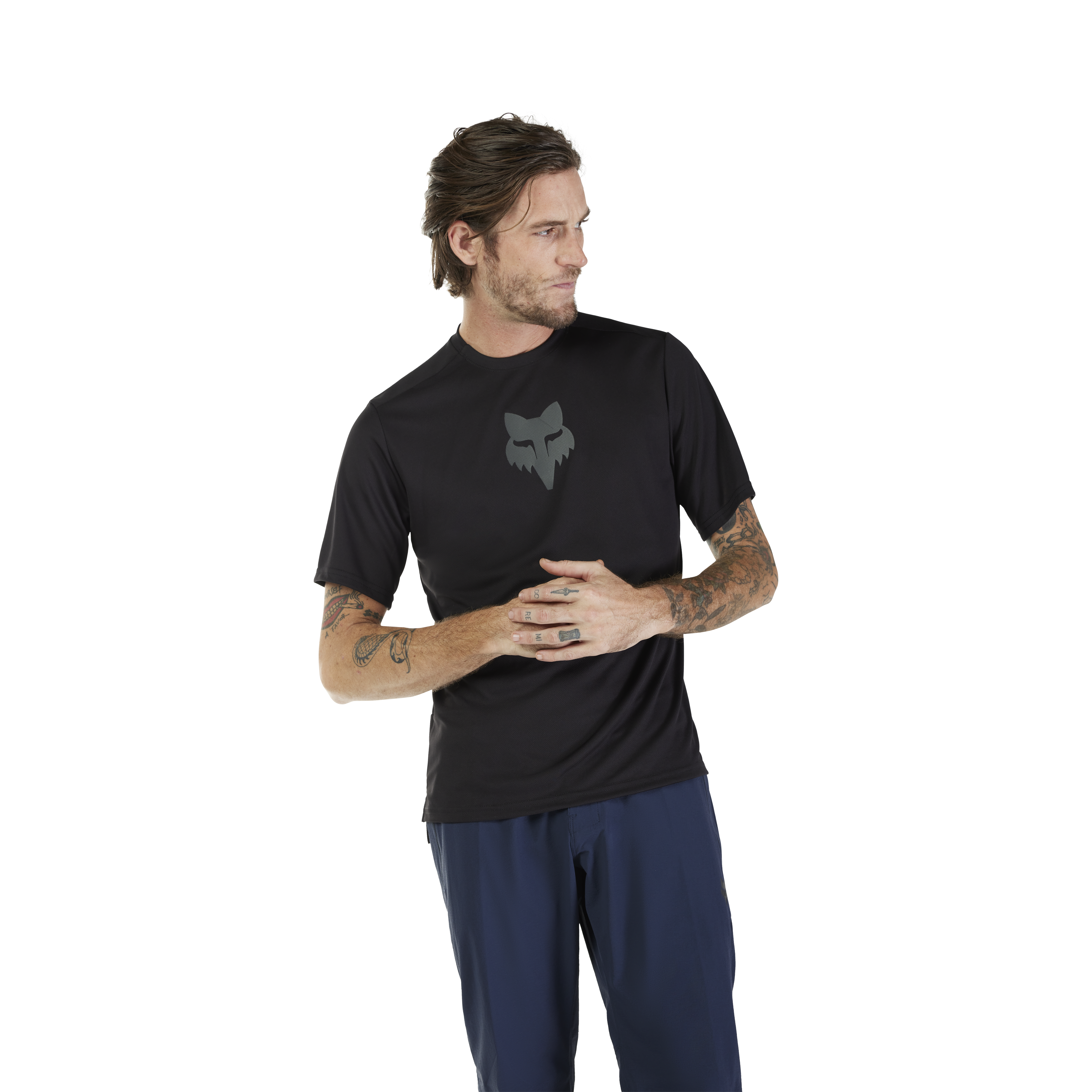 Fox Ranger SS Jersey Head Black