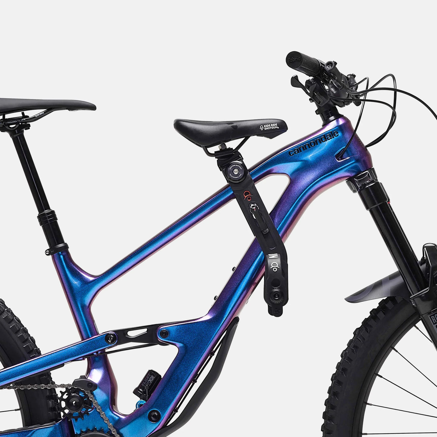 Kids Ride Shotgun 2.0 MTB Front Kindersitz black