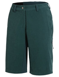 VAUDE Loamer Base Cord Shorts | Damen Fahrradhose kurz | deep pond – aktuelle Variante